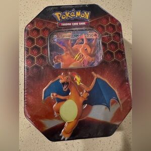 Pokemon Hidden Fates Tin with Charizard GX